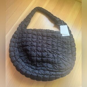 COS Quilted Black Shoulder Bag